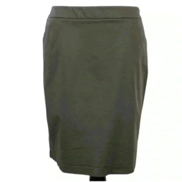 New York and Co. stretch skirt size 6 taupe pencil - Picture 1 of 9